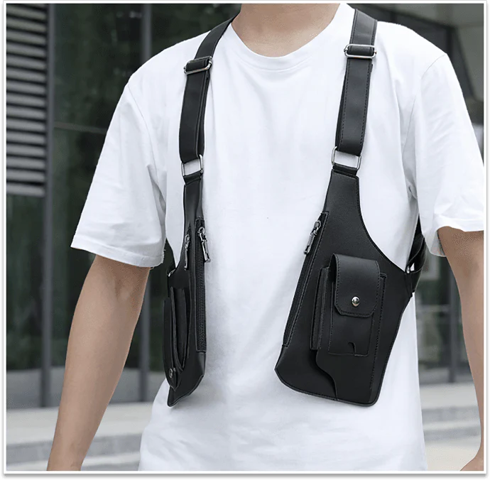 Sac de poitrine tactique rétro pour hommes🔥 15% Reduction aujourd'hui 🔥