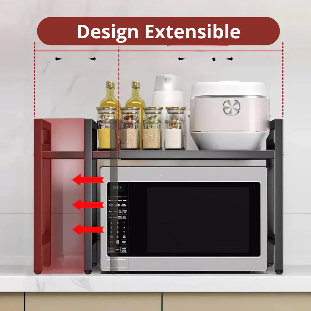 MaxiRack - Étagère Extensible pour Micro-ondes 🔥 50% Reduction aujourd'hui 🔥