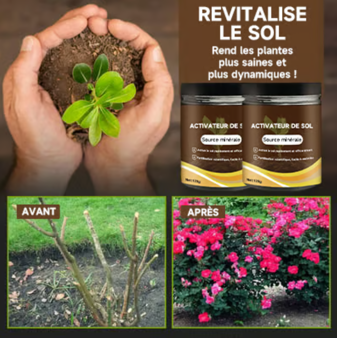 🔥Vente chaude - 50 % de réduction🔥Activateur de sol et engrais biologique de qualité supérieure